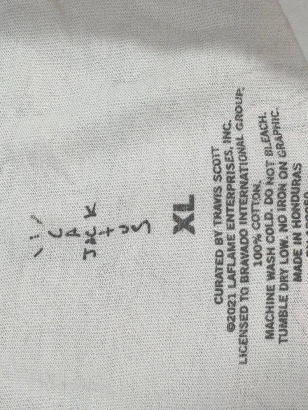 WORN Travis Scott Rolling Loud Have You Ever Been Lost Tie-Dye Tee Size XL - Picture 3 of 3